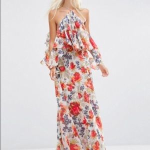 ASOS floral maxi dress
